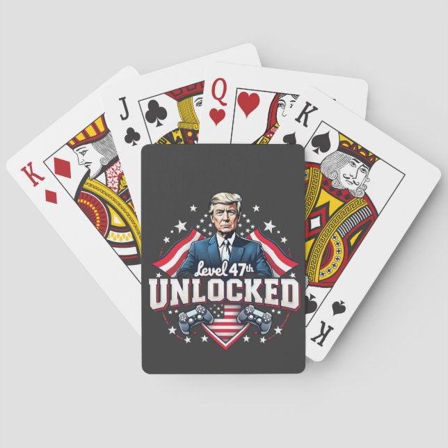 Nivå 47:e upplåst Trump Vann Inledningsdag  Casinokort (Baksidan)