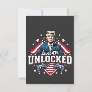 Nivå 47:e upplåst Trump Vann Inledningsdag Tack Kort