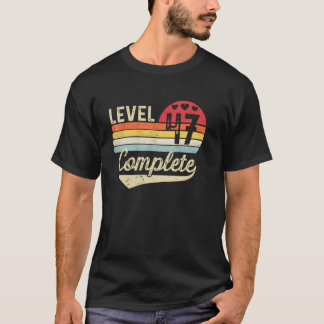 Nivå 47 Komplett 47-års bröllopsdag 47 år T Shirt