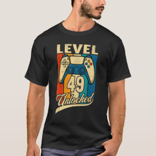 Nivå 49 Olåst Fantastisk sedan 1973 49:e födelseda T Shirt