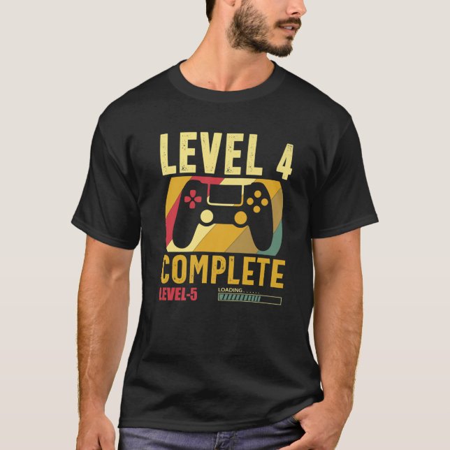 Nivå 4 - fullständig nivå 5 - inläsning av 4e föde t shirt (Framsida)