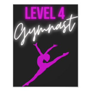 Nivå 4 Gymnast Fototryck