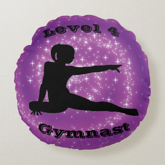 Nivå 4 Gymnast Rund Kudde (Framsidan)