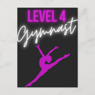 Nivå 4 Gymnast Vykort