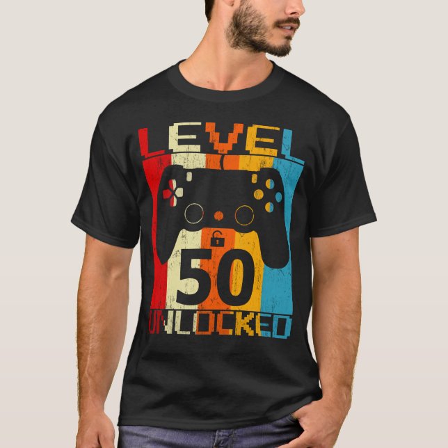 Nivå 50 olåst t shirt (Framsida)