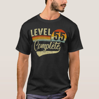 Nivå 55 Fullständiga Retro-videospelare Ett par 55 T Shirt