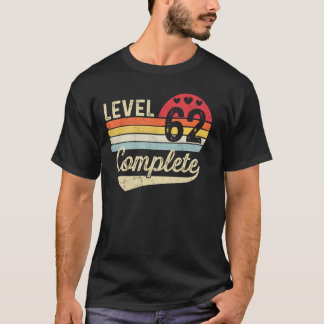 Nivå 62 Komplett 62-års bröllopsjubileum 62 år T Shirt