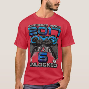 Nivå 6 olåst Fantastisk sedan 2017 6e födelsedag G T Shirt