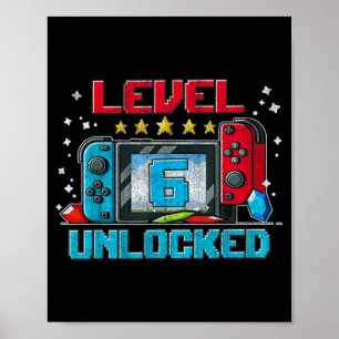 Nivå 6 Upplåst 6-årspresenter Pojkar Video Poster