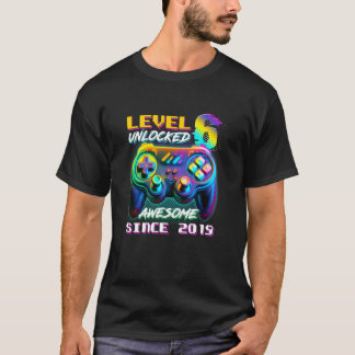 Nivå 6 Upplåst Fantastisk Sedan 2019 6-års Födelse T Shirt