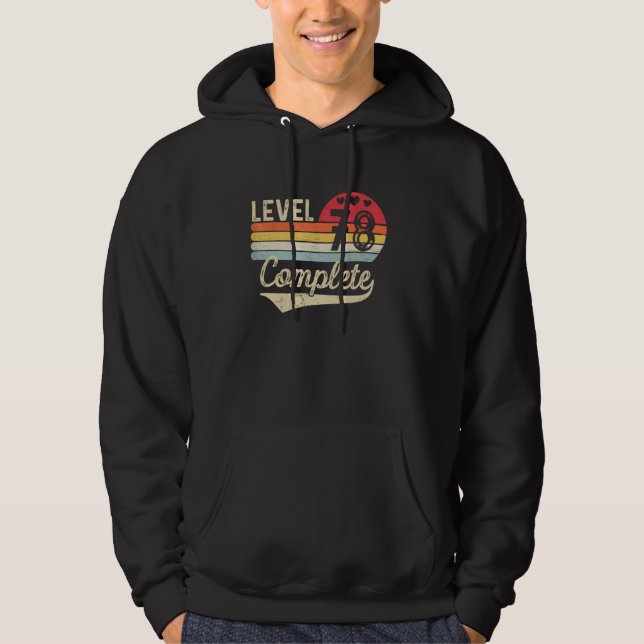 Nivå 78 Komplett 78-års bröllopsdag 78 år Hoodie (Framsida)