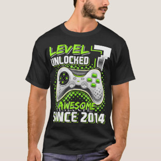 Nivå 7 Olåst Fantastisk 2014 Video Game 7:e Birth T Shirt