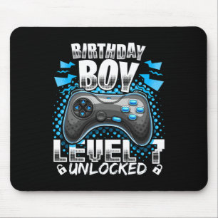 Nivå 7 Upplåst Video Game 7-årsdag Gamer Gif Musmatta
