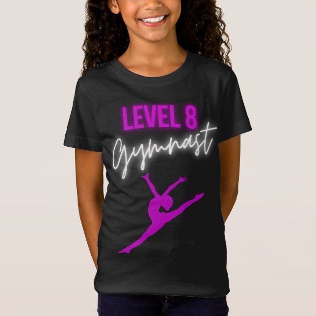Nivå 8 Gymnast T Shirt (Framsida)