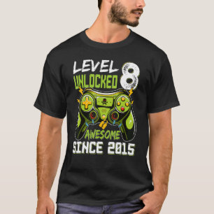 Nivå 8 olåst Fantastisk sedan 2015 åttonde födelse T Shirt