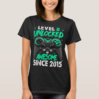 Nivå 8 olåst Fantastisk sedan 2015 åttonde födelse T Shirt