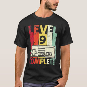 Nivå 9 år för marin årsdag för Make-spel T Shirt