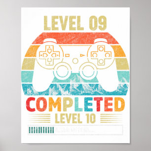 Nivå 9 Avklarad Nivå 10 Laddar 9-årsfirande Vi Poster