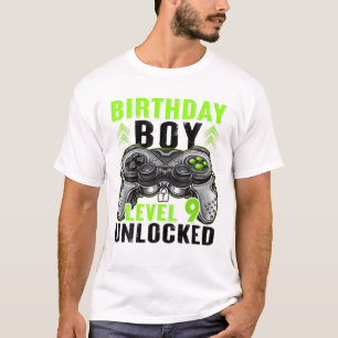 Nivå 9 Olåst födelsedagstjocklek 9 år Gami T Shirt