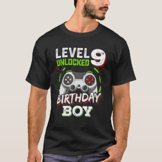 Nivå 9 Olåst jokerspelsnivå på födelsedagstjocklek T Shirt