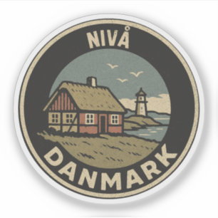 Nivå, Danmark Danmark Klistermärken