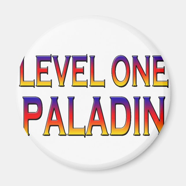 Nivå ett paladin magnet (Framsidan)