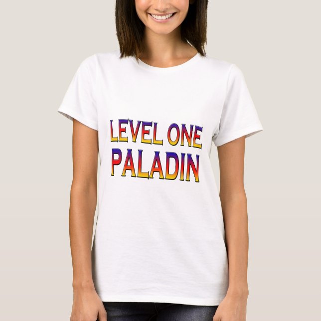 Nivå ett paladin tee shirt (Framsida)