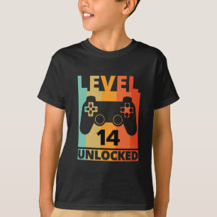 Nivå upp Anpassningsbar Funny Gamer-barn Tonåring  T Shirt