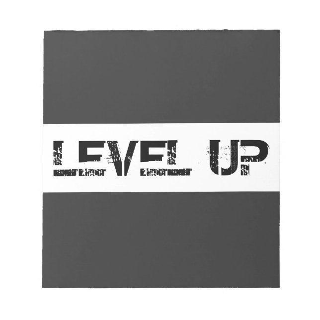 Nivå upp inspiration/Motivering Anteckningsblock (Framsida)