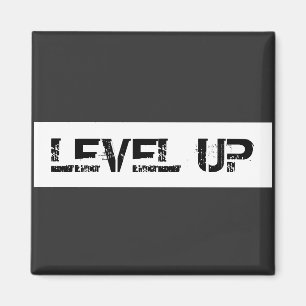 Nivå upp inspiration/Motivering Magnet