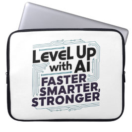Nivå upp med AI - snabbare, smartare, starkare Laptop Fodral