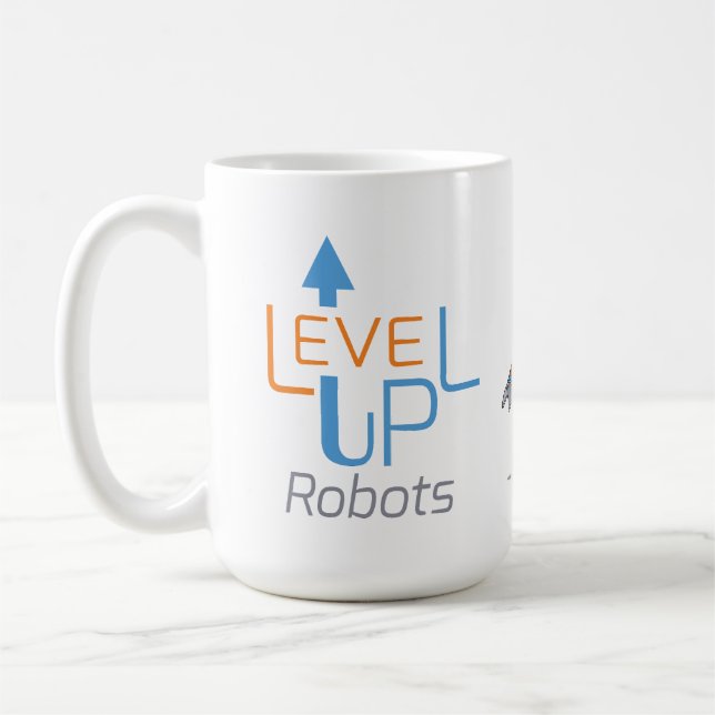 Nivå upp Robots Bob & Wak Mugg (Vänster)