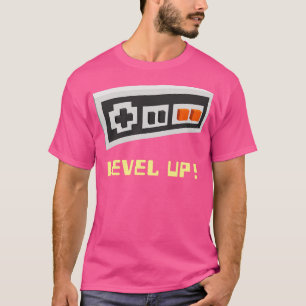 Nivå upp-spelare t shirt