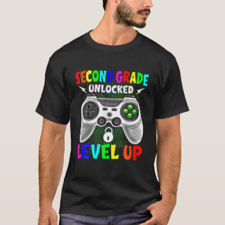 Nivå upp till andra Klass Back to school-boxar T Shirt