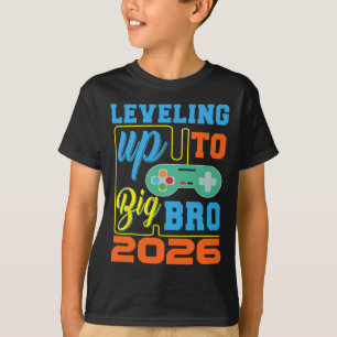 Nivå upp till Big Bro 2026 Video Game Gravid R T Shirt