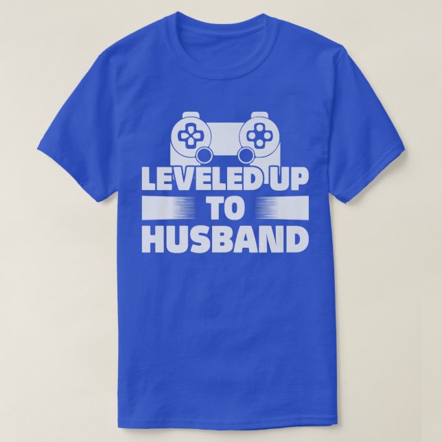 Nivå upp till Make Gamer som Manar i Bröllop T Shirt (Design framsida)