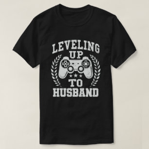 Nivå upp till Make Groom Video Game T Shirt