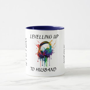 Nivå upp till Make Nyligen täckt Groom Gift Mugg