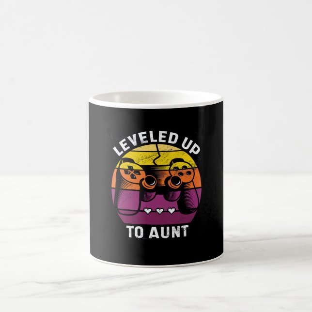 Nivå upp till Moster Gamer Auntie Kaffemugg (Center)
