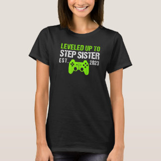 Nivå upp till steg-syster ST 2023 New Sister Ga T Shirt