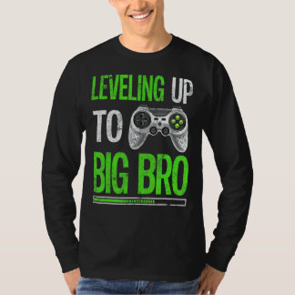 Nivå upp till Stora Bro Gamer Baby-annonseringssid T Shirt