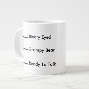 Nivåer på morgonkaffe i Humor Jumbo Mugg