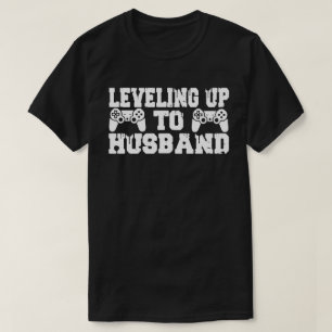 Nivåer upp till Make Gamer - nyare Groom Gift T Shirt