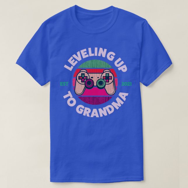 Nivåer upp till mormor t shirt (Design framsida)