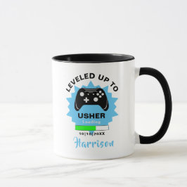 Nivåer Usher Gamer Roligt Glass Mugg