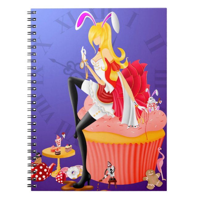 Nivans McTwisp Vintage wonderland Anteckningsbok (Framsidan)