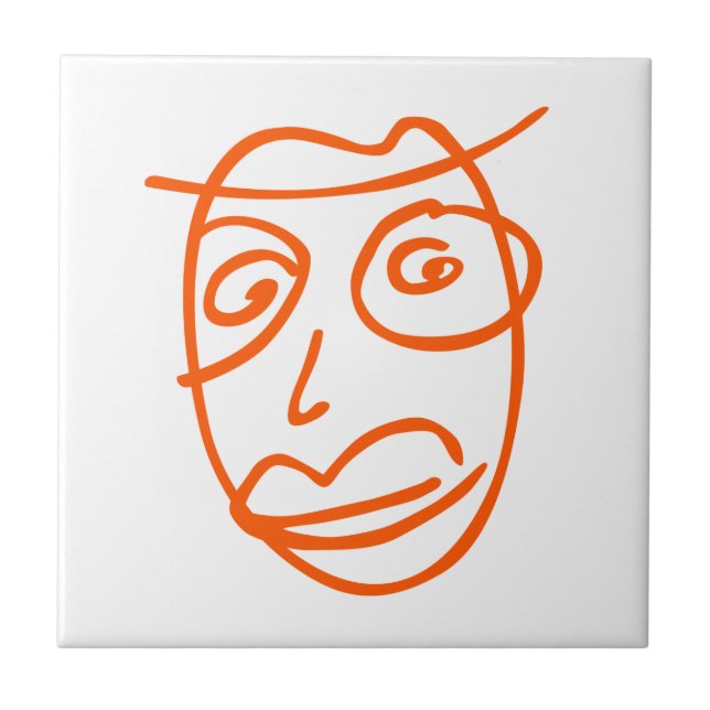 NIVE-illustration av coola Kakelplatta (Framsidan)