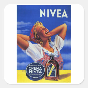 Nivea - Crema Fyrkantigt Klistermärke