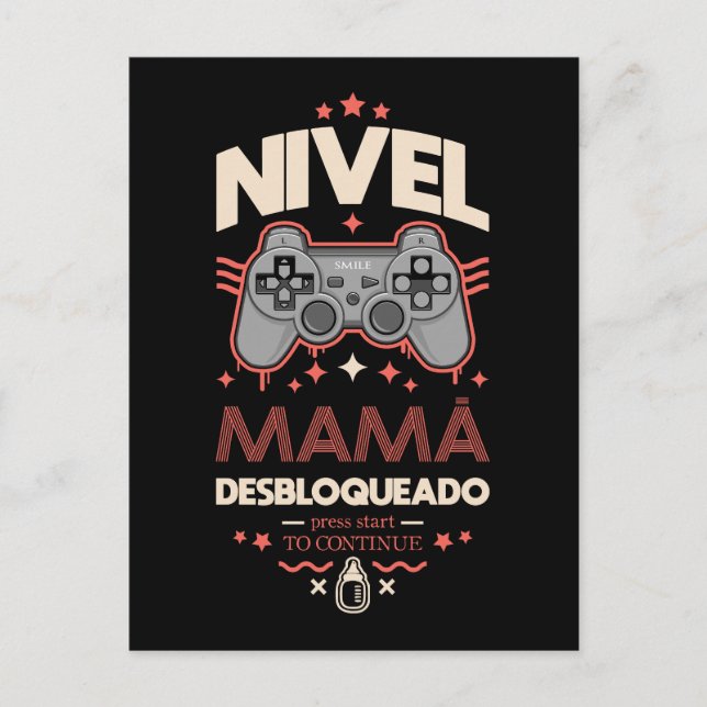 Nivel mamma desbloqueado vykort (Framsida)