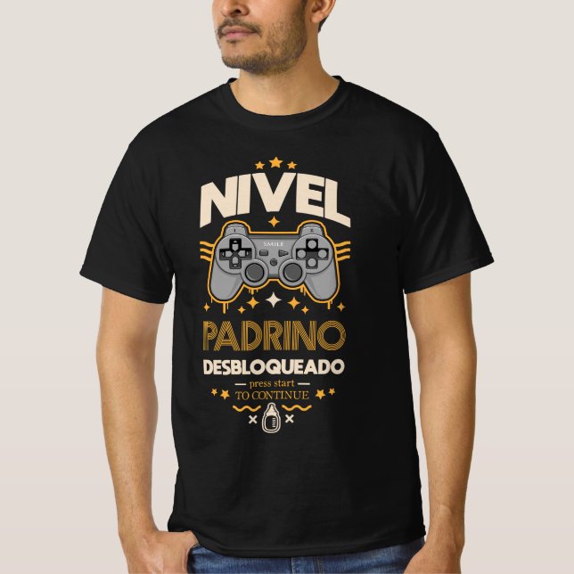 Nivel padrino desbloqueado t shirt (Framsida)